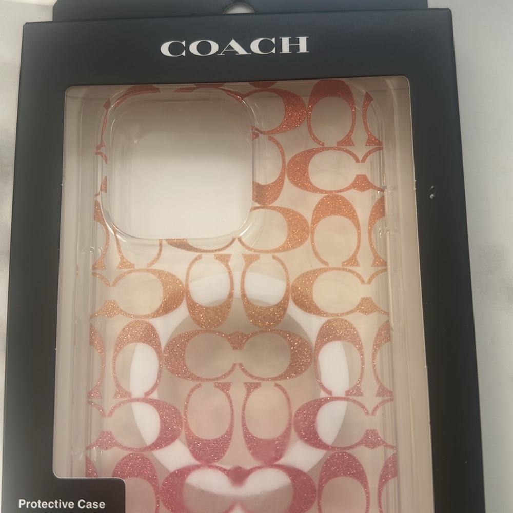 Coach Black Phone Case
